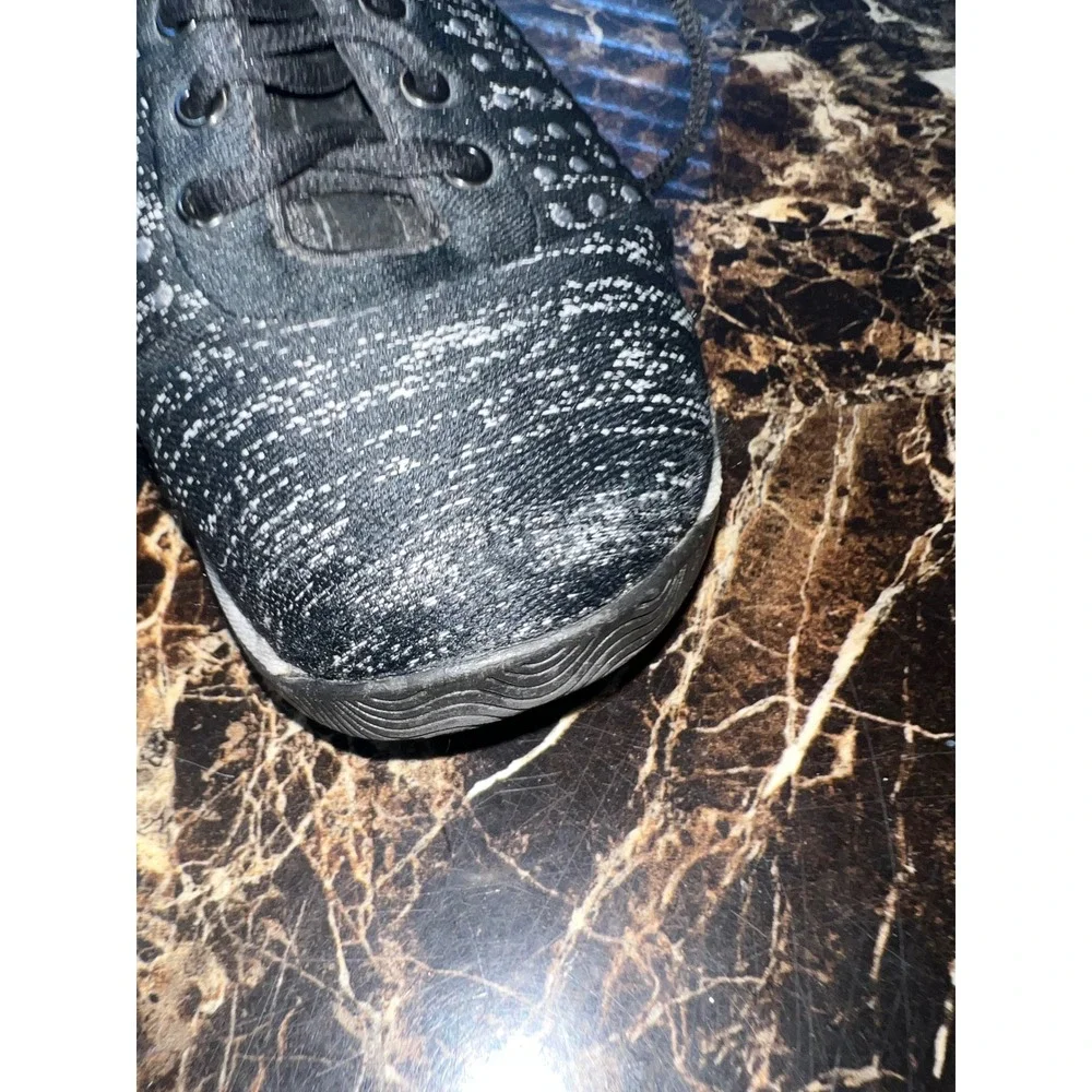 Dansko Charlie Black Grey Space Dye Polka Dot Walking Shoes Sneakers Womens 39